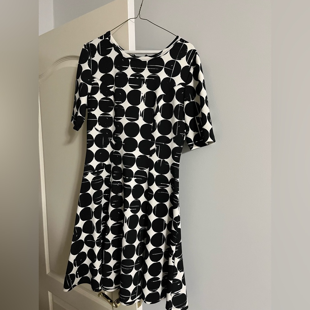 Karen Kane evening dress black and white size L